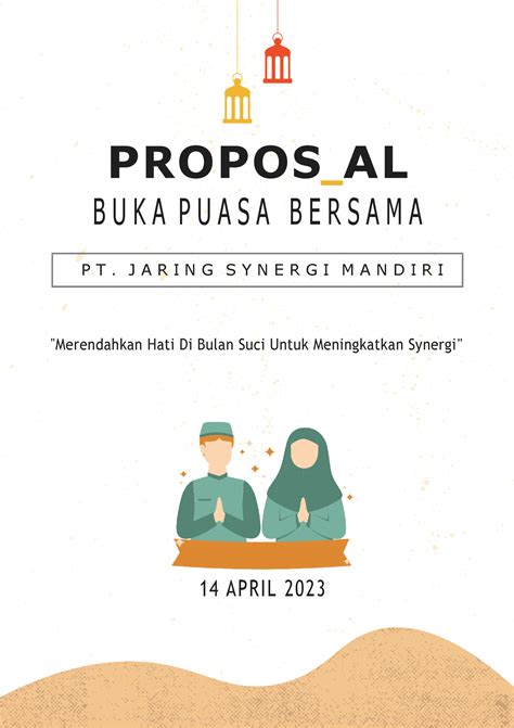 Ramadhan contoh proposal kegiatan Contoh Proposal